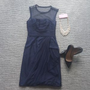 Navy Blue Vera Wang Dress Size 4